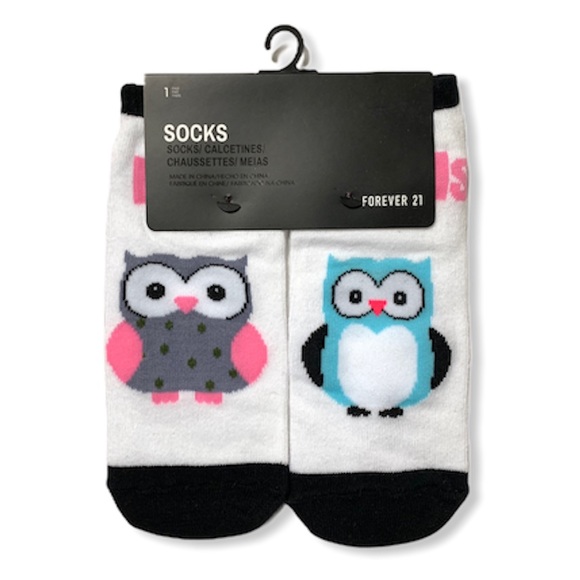 ❣️3/$15❣️ "OWL BEST FRIENDS" Ankle Socks - Picture 4 of 4